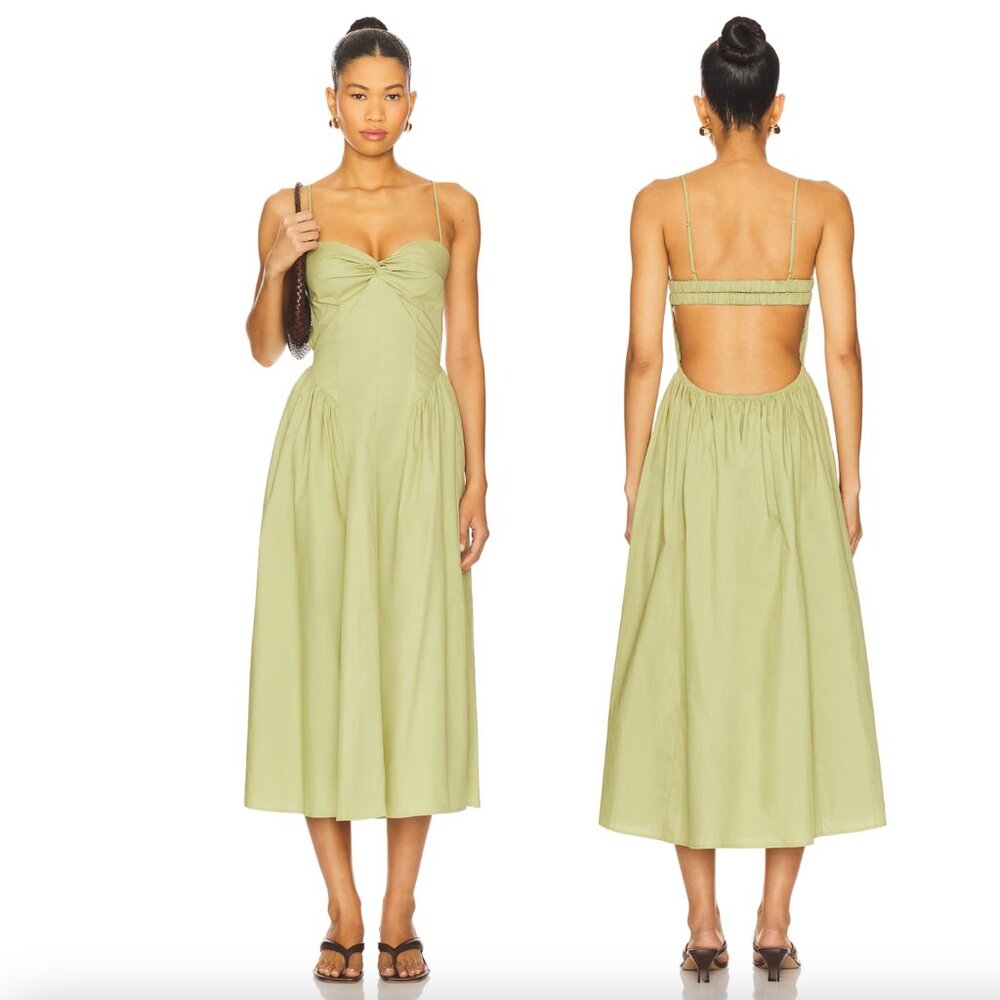 Nia Destene Dress in Fern